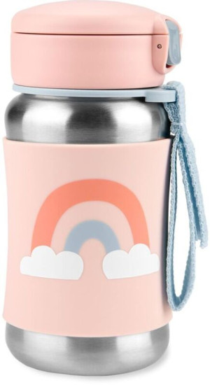 Skip Hop Spark Style Stainless Steel-Rainbow Παγούρι Με Καλαμάκι (29-2903037-03/9N778510)