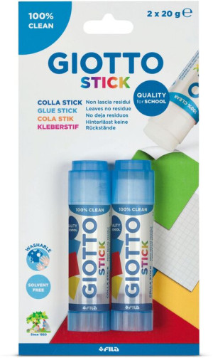 Giotto Κόλλα Stick 20gr 2Τμχ (9940000)