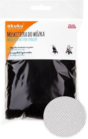 Akuku Κουνουπιέρα Καροτσιού Black (A0446-BLACK)