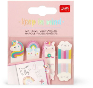 Legami Adhesive Pagemarkers-Keep In Mind-Unicorn (SKN0001)