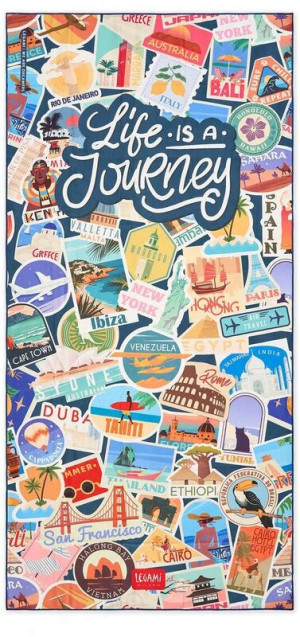 Legami Πετσέτα Θαλάσσης-Travel Stickers (BT0042)