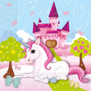 Χαρτοπετσέτες 33X33 Unicorn 20 Τμχ (085673)