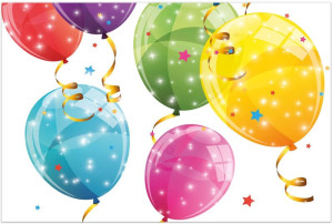 Τραπεζομάντηλα 120X180 Sparkling Balloons 1Τμχ (88151)