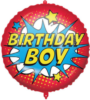 Μπαλόνι Foil Happy Birthday Super Hero 46cm(92436)