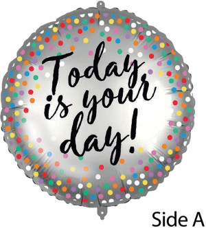 Μπαλόνι Foil Happy Birthday Dual Faced 46cm (92437)