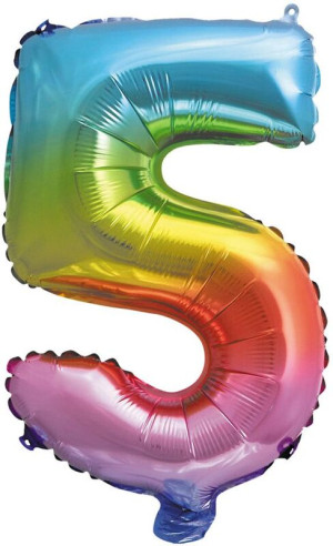 Foil Μπαλόνια Πολύχρωμα Μεταλλικά No5 10cm (92728)