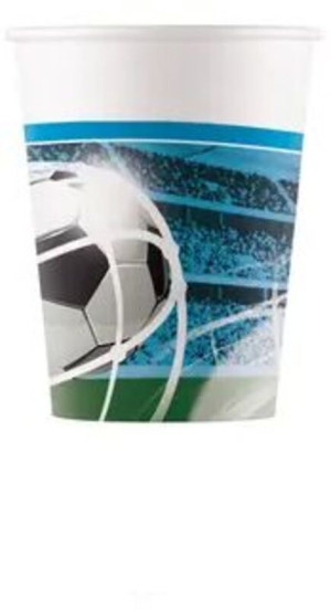 Ποτήρια Χάρτινα Soccer Fans 200ml 8Τμχ (093746)