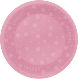 Πιάτο Πολλαπλών Χρήσεων Party-Ροζ 21cm (95927)