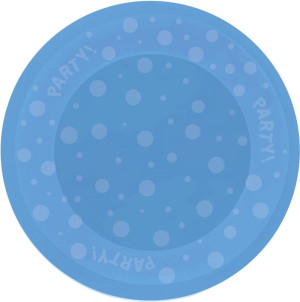 Πιάτο Πολλαπλών Χρήσεων Party-Μπλε 21cm (95928)