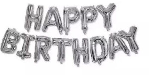 Μπαλόνι Foil Happy Birthday Silver (93791)