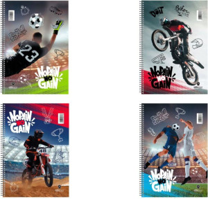 Salko Τετράδιο No Pain No Gain Σπιράλ 17x25 1Θέμα 60Σελίδων-1Τμχ (6471)