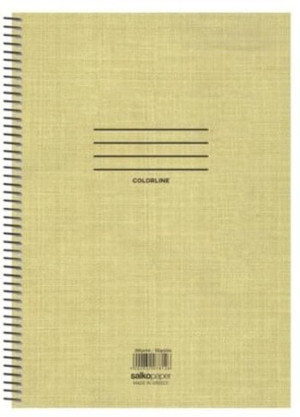 Salko Τετράδιο Colorline Σπιράλ 21x29 1 Θέμα 60 Σελίδες-4 Σχέδια-1 Τμχ (7856)