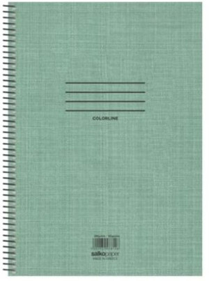 Salko Τετράδιο Colorline Σπιράλ 21x29 2 Θέματα 120 Σελίδες-4 Σχέδια-1 Τμχ (7857)