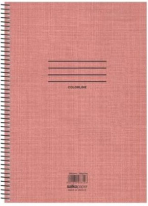 Salko Τετράδιο Colorline Σπιράλ 21x29 3 Θέματα 180 Σελίδες-4 Σχέδια-1 Τμχ (7858)