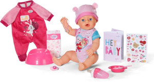 Baby Born Emma Διαδραστική Κούκλα Με Αξεσουάρ & Φορμάκι 43cm (840504-116725)