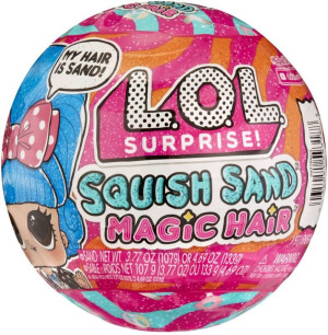 L.O.L Surprise Squish Sand Μαγικά Χτενίσματα-9 Σχέδια-1Τμχ (593188EUC)