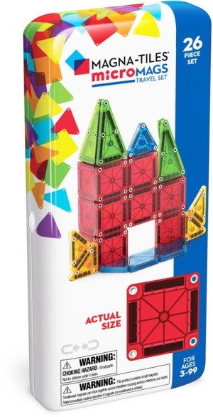 Magna-Tiles Micromags Travel Set 26Τμχ (244026)
