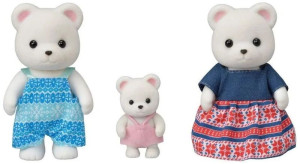 Sylvanian Families Polar Bear Οικογένεια (5396)