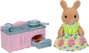 Sylvanian Families Sunny Rabbit Mama & Σετ Μαγειρέματος (5776)