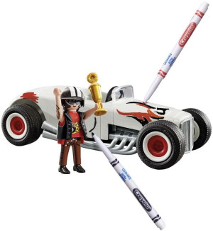 Playmobil Color Vintage Αυτοκίνητο Με Οδηγό (71376)