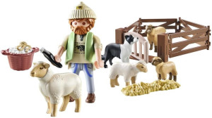 Playmobil Βοσκός Με Προβατάκια (71444)
