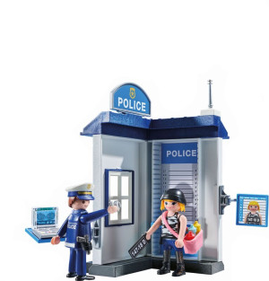 Playmobil Starter Pack Δωμάτιο Εξακρίβωσης Στοιχείων Συλληφθέντων (71733)