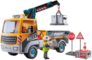 Playmobil Φορτηγό Με Γερανό (71750)