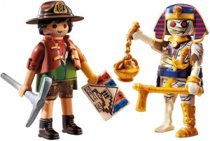 Playmobil Duo Pack Κυνηγός Θησαυρού & Μούμια (71796)