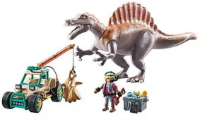 Playmobil Dinos Επίθεση Σπινόσαυρου Στο Εξερευνητικό Όχημα (71820)