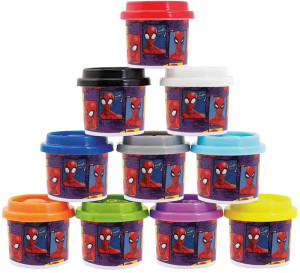 Spiderman 10 Βαζάκια Πλαστελίνης Σε Σακουλάκι (1045-03625)