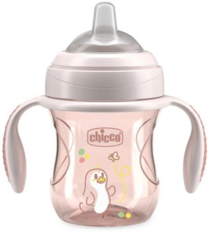 Chicco Κύπελλο Transition 4+ Μηνών Natural Ροζ (F04-06911-15)