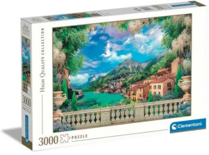 Παζλ 3000 H.Q. Καταπράσινη Βεράντα Στη Λίμνη (1220-33553)