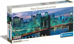 Clementoni Παζλ 1000 H.Q.Panorama-New York Brooklyn Bridge (1220-39867)
