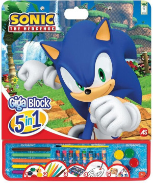 Sonic 5 In 1 Σετ Ζωγραφικής (1023-62748)