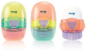 Milan Γόμα Capsule Με Βουρτσάκι-3 Σχέδια-1Τμχ(4900116LK2)