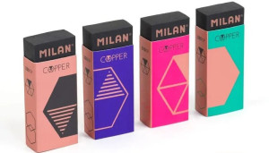 Milan Γόμα Nata Copper-4 Σχέδια-1Τμχ (CPM320CP)