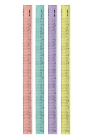 Milan Χάρακας Τριγωνικός 15cm-4 Χρώματα-1Τμχ (351260LK2)