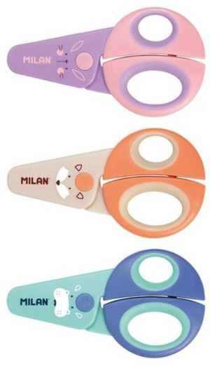 Milan Ψαλίδι Παιδικό Funny 12,2cm-3 Σχέδια-1Τμχ (14690716)
