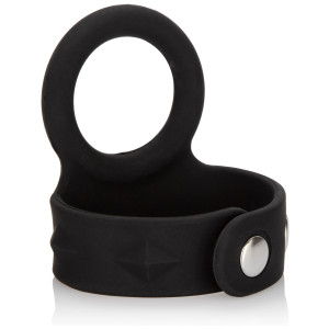 California Exotic Novelties Silic. Tri-Snap Scrotum Support Ring Med