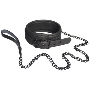 Dream Toys Blaze Collar and Leash Black