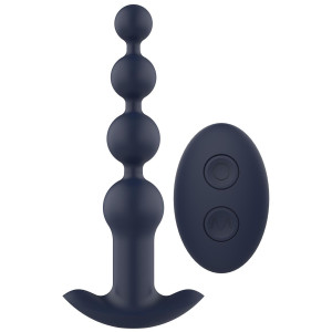 Dream Toys Startroopers Apollo Remote Vibrating Anal Bead Blue