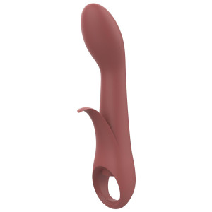 Dream Toys Nude Sierra G spot Duo Vibrator Orange