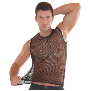 Svenjoyment Net Tank Top Black XL/2XL