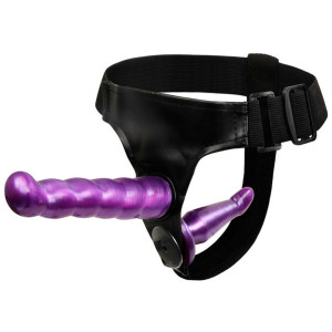 Cockalicious Double Strap On Purple