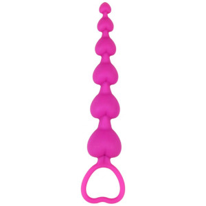 Chisa Toys Heart Booty Beads-Pink