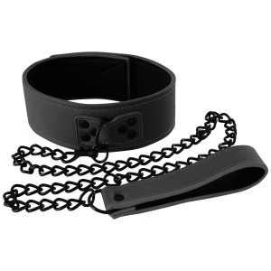 NS Novelties Renegade Bondage Collar Black