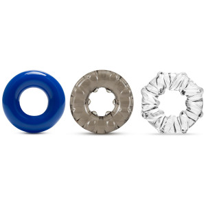 Blush Stay Hard Triple Stretch 3pack Cockrings