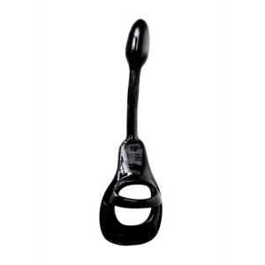 Perfectfit Armor Tug Lock Cockring With Ball Strap And Butt Plug Small