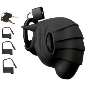 Black Velvets Cock And Ball Cage