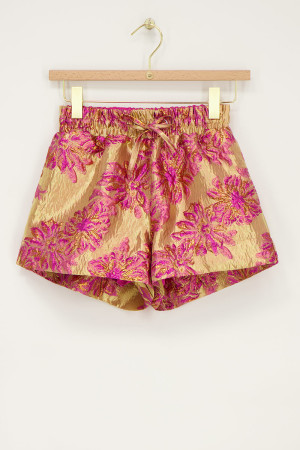 Short en jacquard rose My Jewellery Rose/Doré L femme